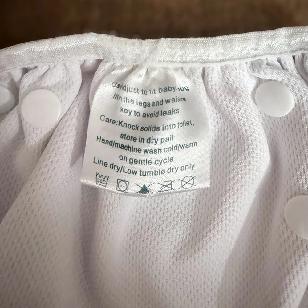 Cloth diaper covers or reusable swim diapers. Set of 3 to Grow with Baby